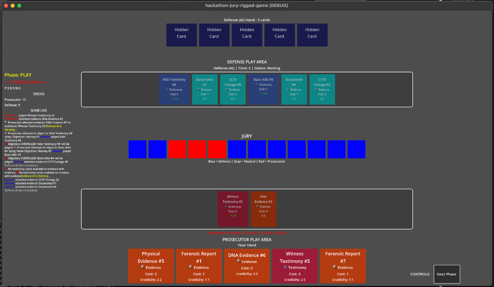 Finished Game Screenshot